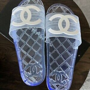 Chanel clear sandals